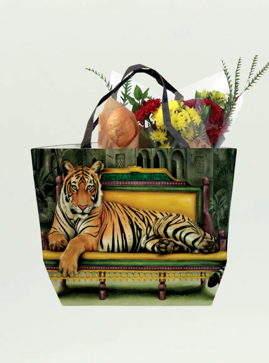 Whimsical Collection Tiger Recycled Shopper