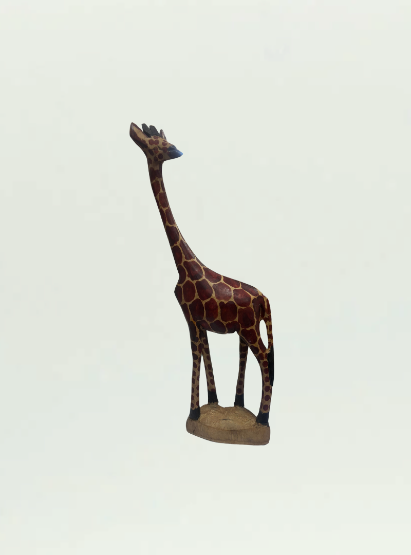 Standing Wooden Giraffe