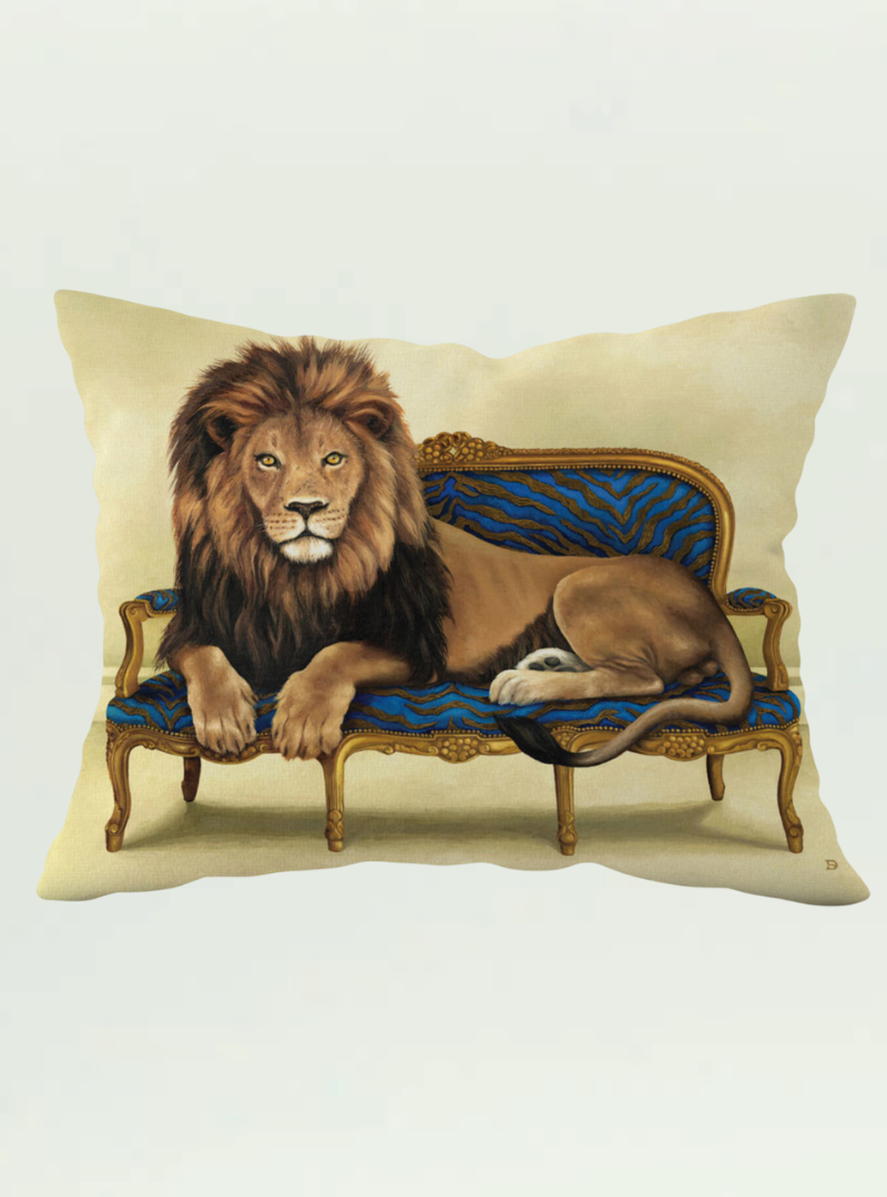 Whimsical Collection Lion Pillow Cover