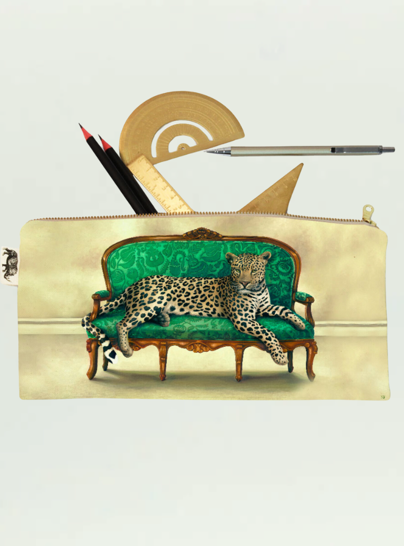 Whimsical Collection Leopard Pencil Case