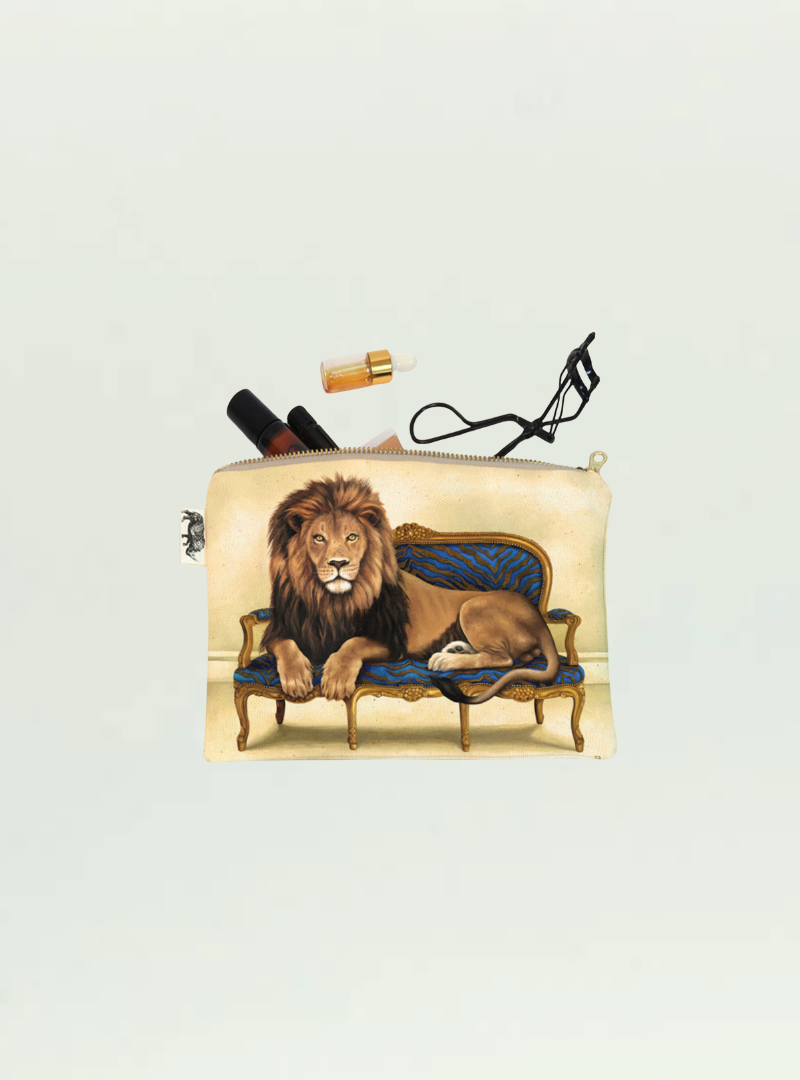 Whimsical Collection Lion Small Zip Bag