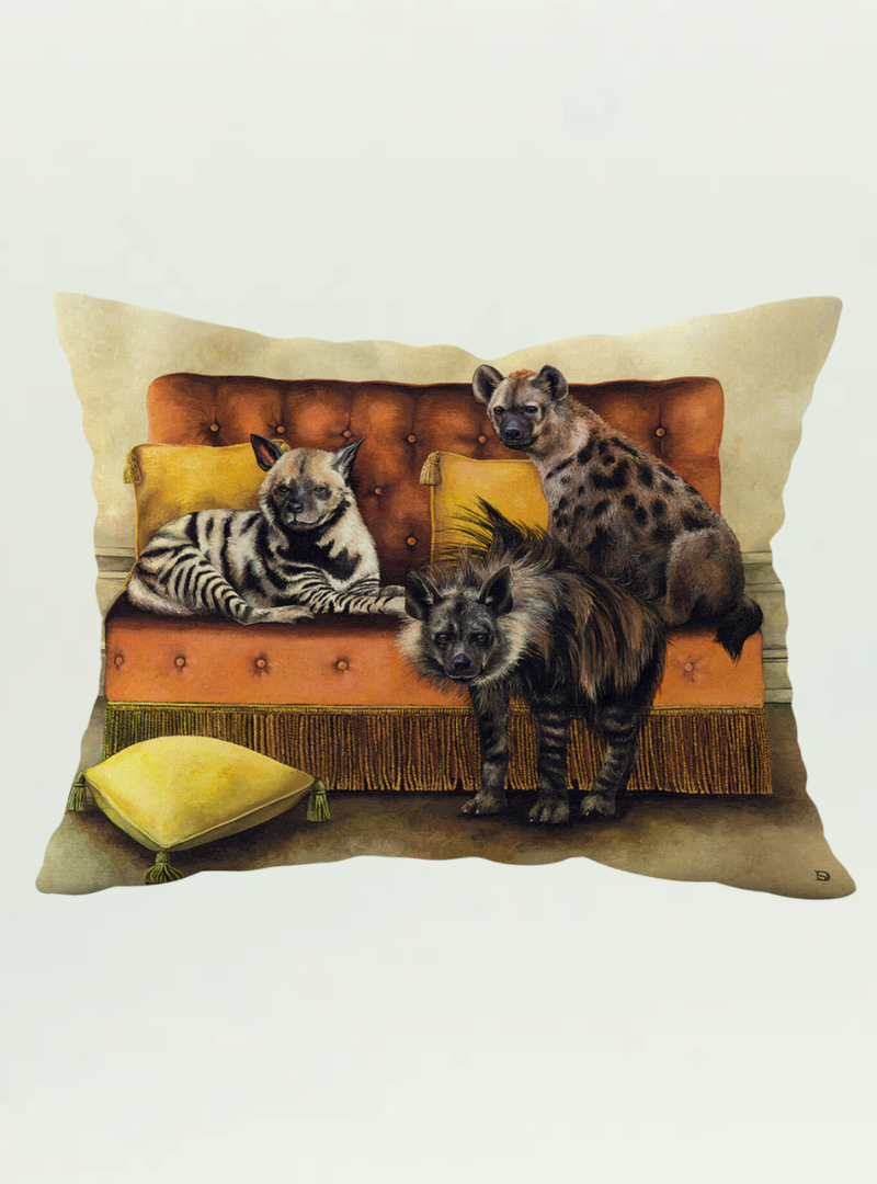 Whimsical Collection Hyena Pillow Cover