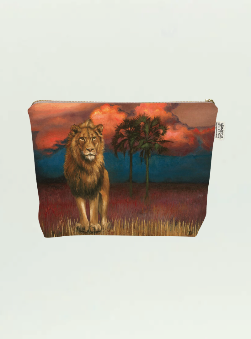 Whimsical Collection Spirit Lion Toiletry Bag