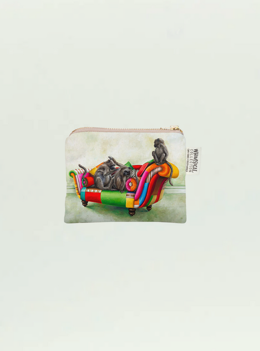 Whimsical Collection Baboons Coin Purse