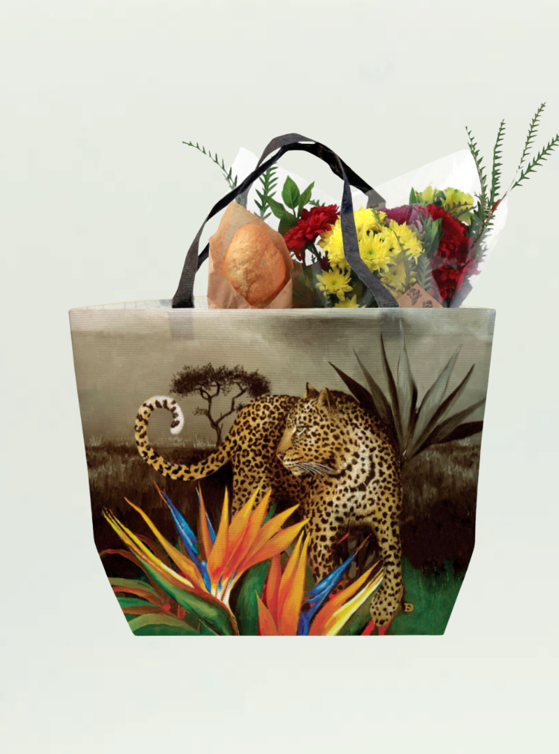 Whimsical Collection Spirit Leopard Recycled Shopper