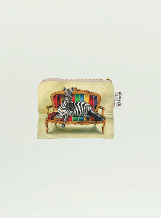 Whimsical Collection Zebra Coin Purse