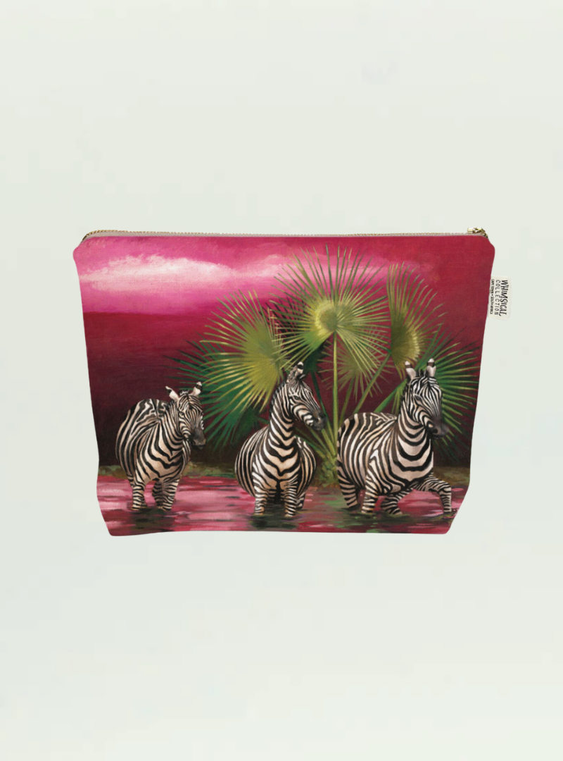 Whimsical Collection Spirit Zebra Toiletry Bag