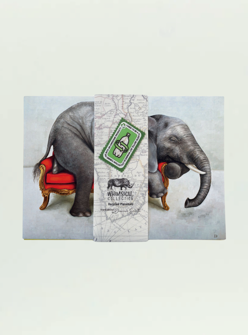 Whimsical Collection Elephant Recyclable Placemats