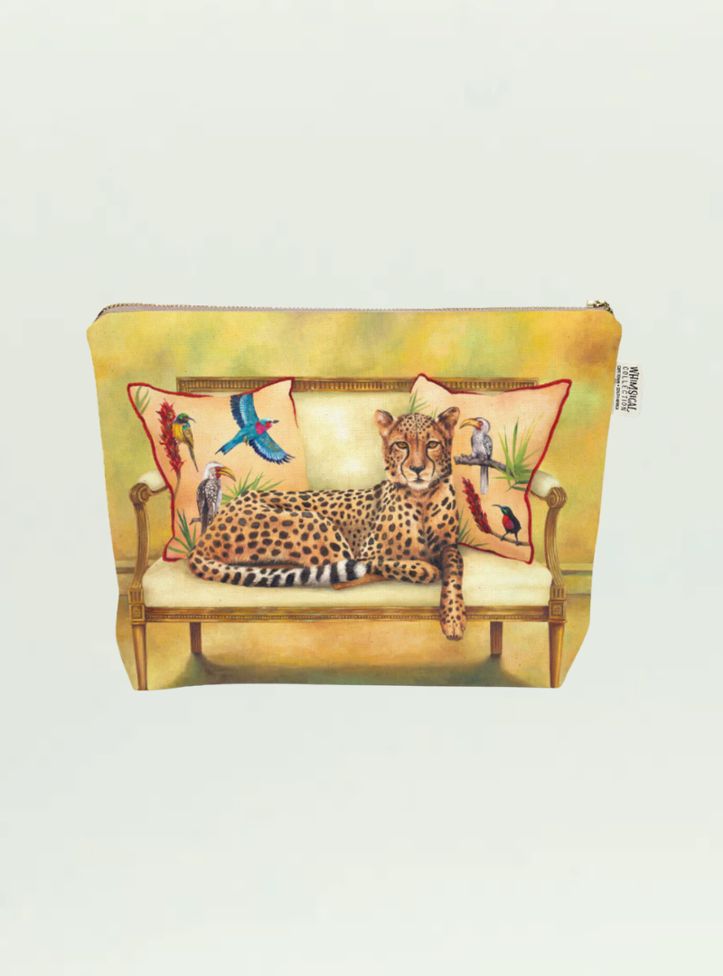 Whimsical Collection Cheetah Toiletry Bag