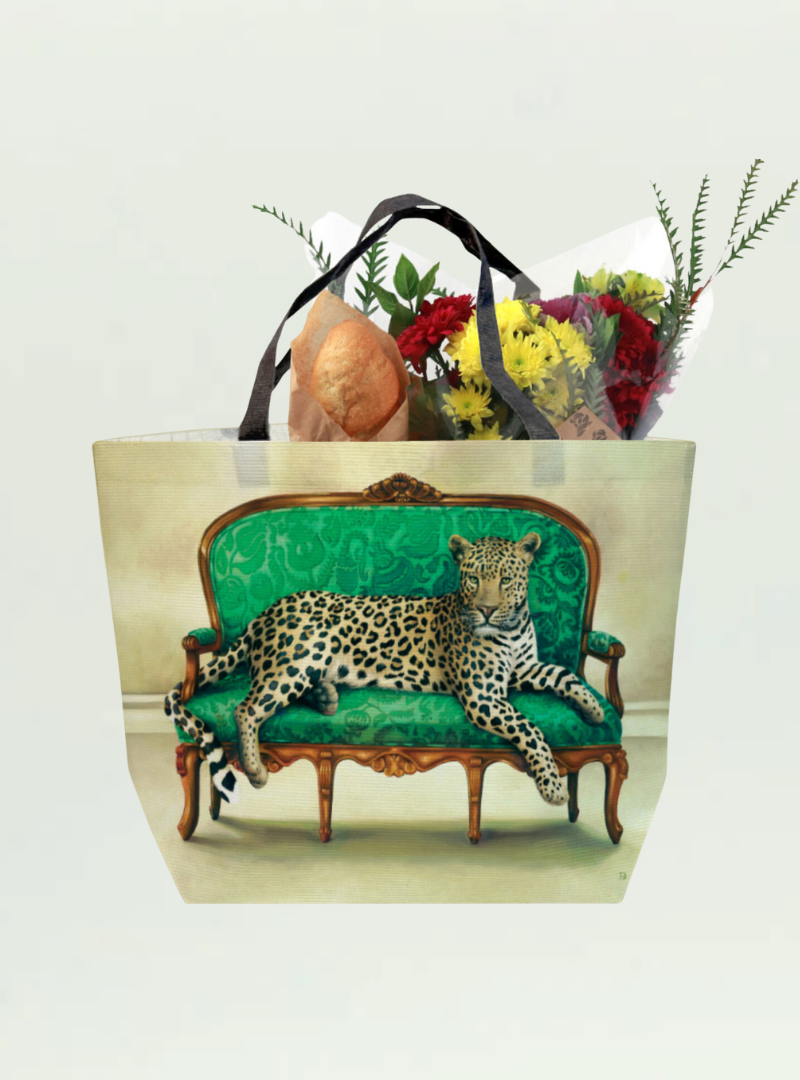 Whimsical Collection Leopard Recycled Shopper