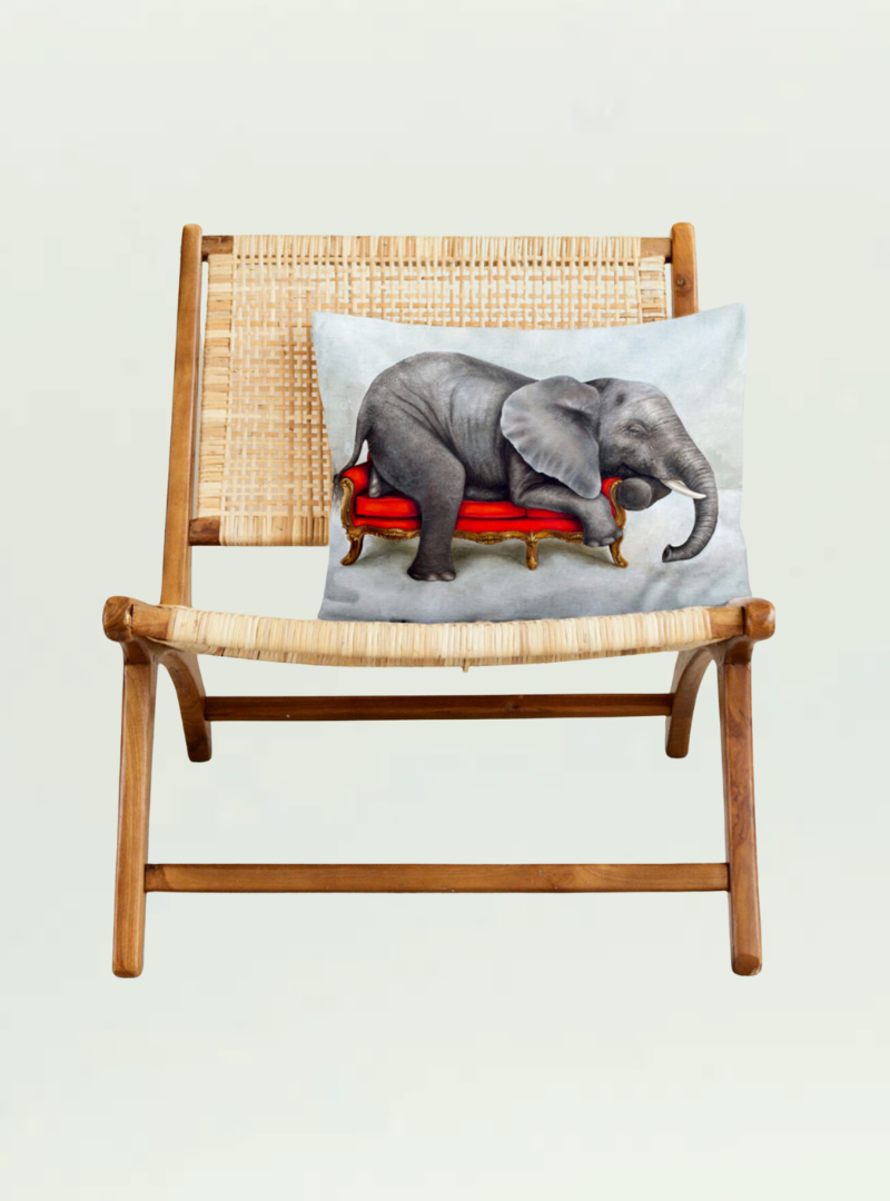 Whimsical Collection Elephant Pillow Cover