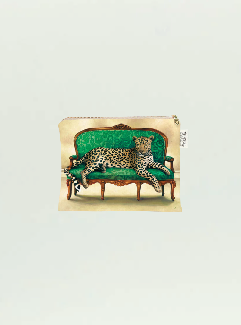 Whimsical Collection Leopard Small Zip Bag