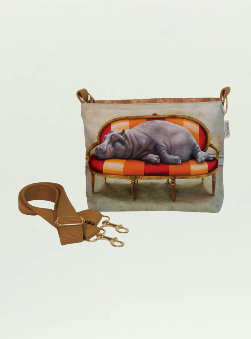 Whimsical Collection Hippo Sling Bag