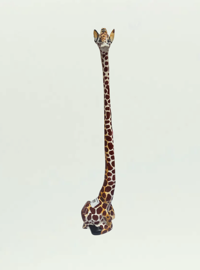 Painted Wooden Giraffe