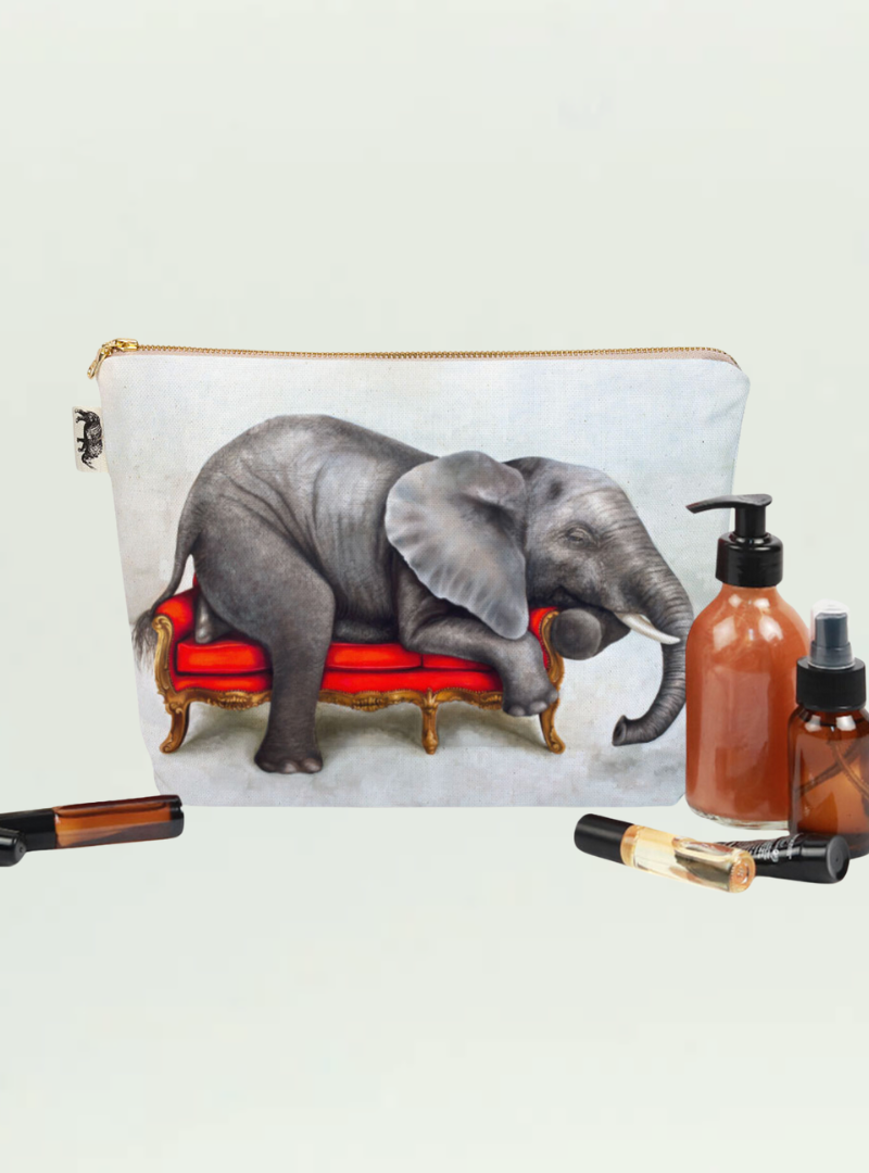 Whimsical Collection Elephant Toiletry Bag