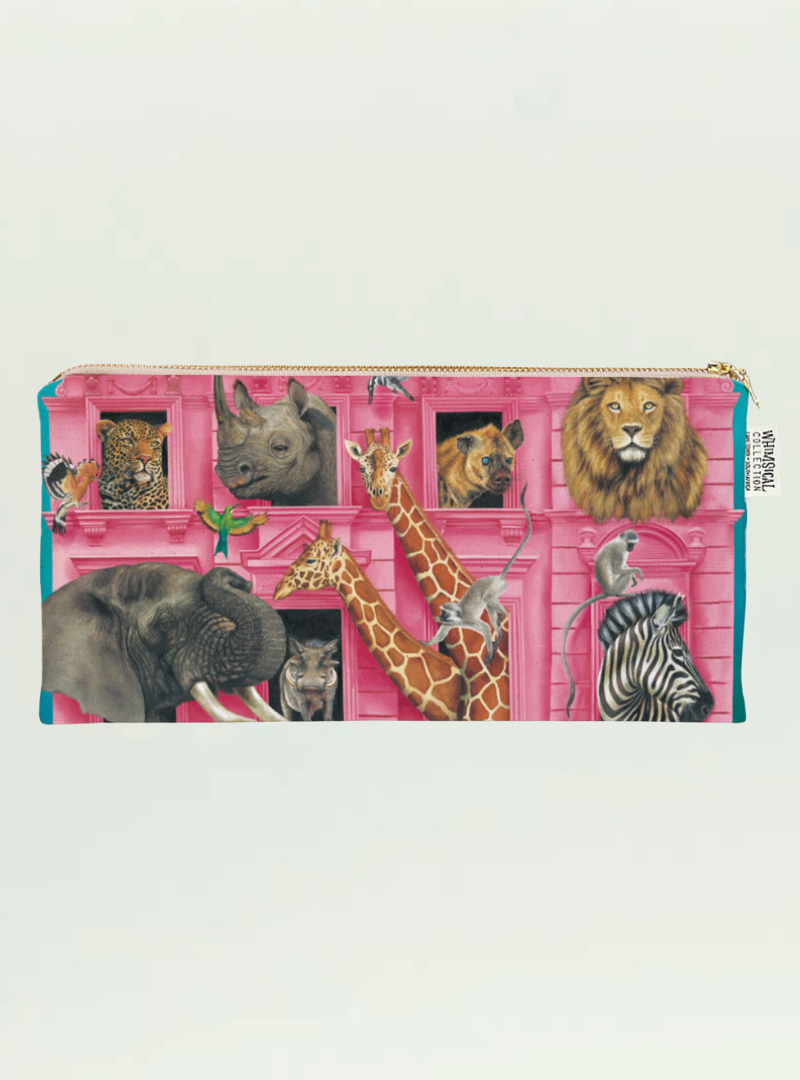 Whimsical Collection Wildlife Hotel Pencil Case