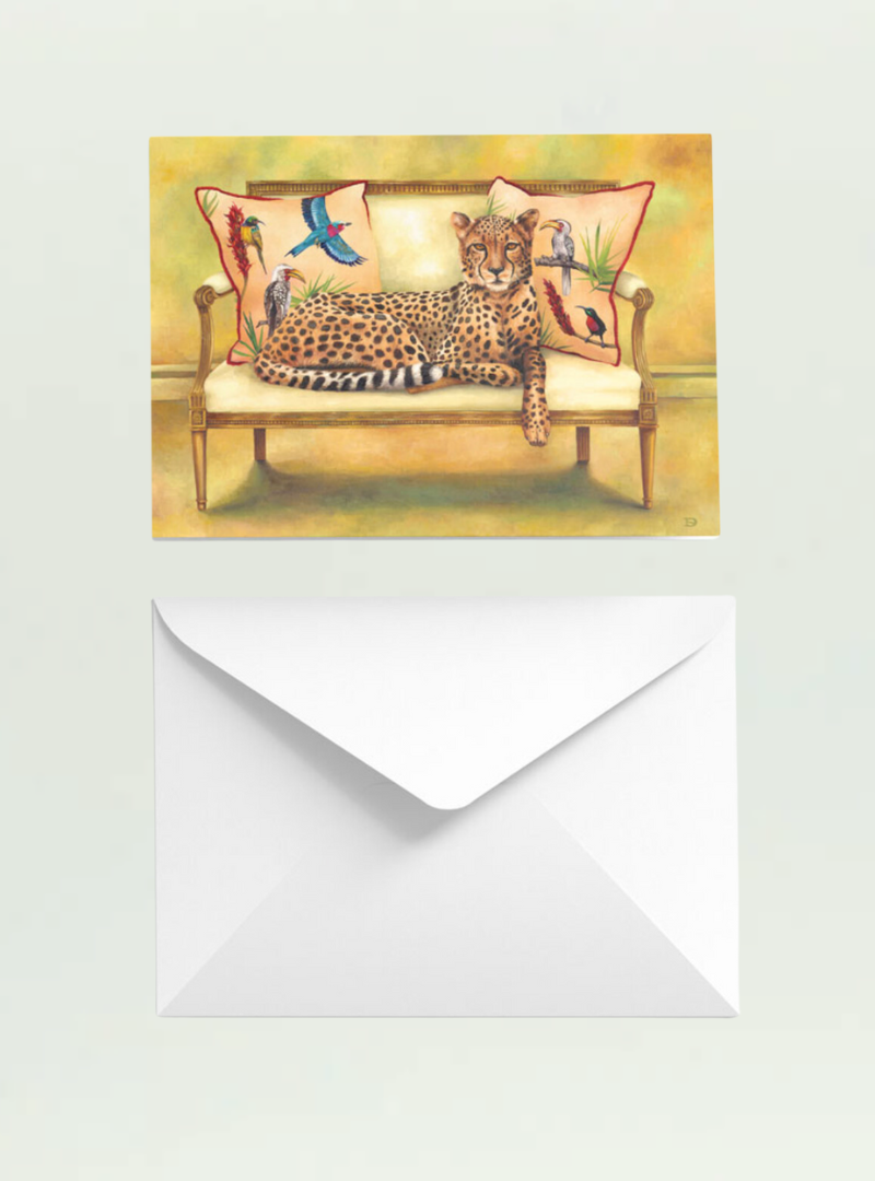 Whimsical Collection Cheetah Single Card