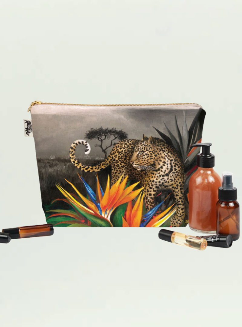 Whimsical Collection Spirit Leopard Toiletry Bag