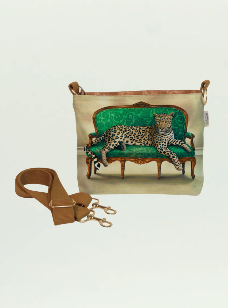 Whimsical Collection Leopard Sling Bag