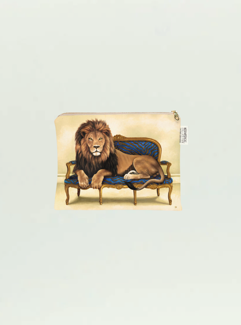 Whimsical Collection Lion Small Zip Bag