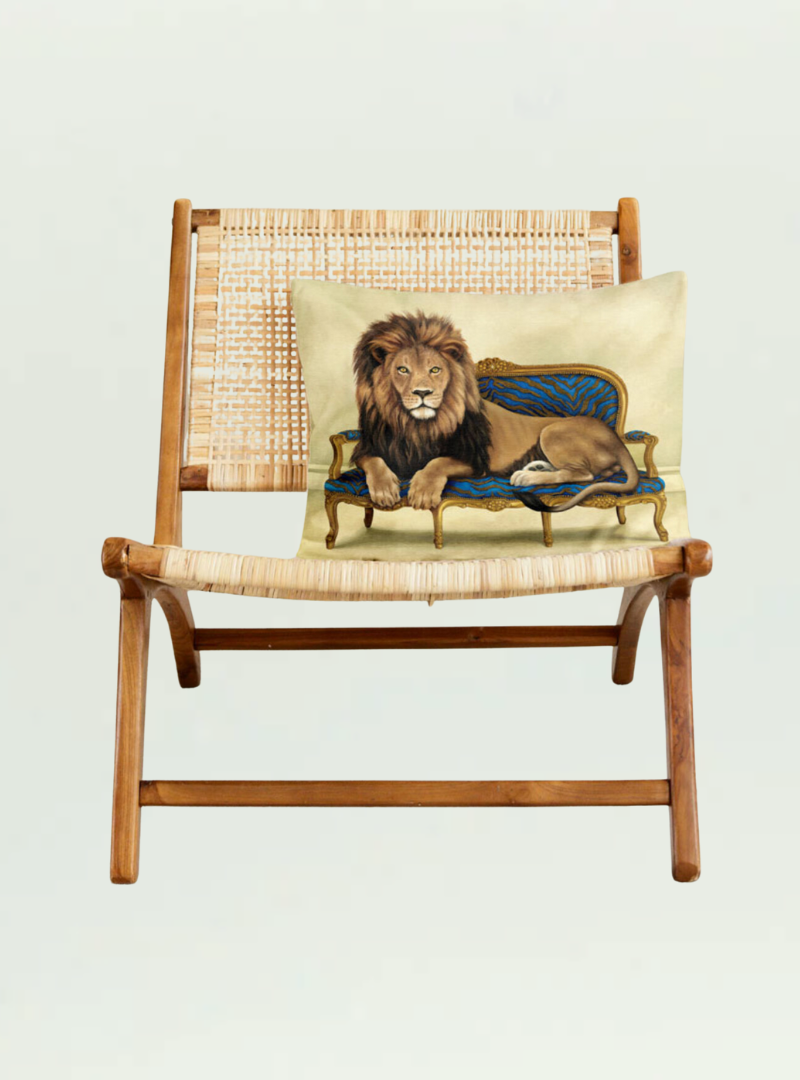 Whimsical Collection Lion Pillow Cover