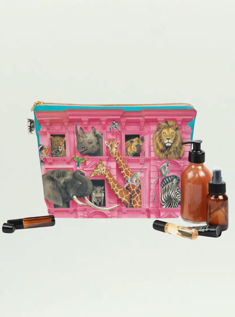 Whimsical Collection Wildlife Hotel Toiletry Bag