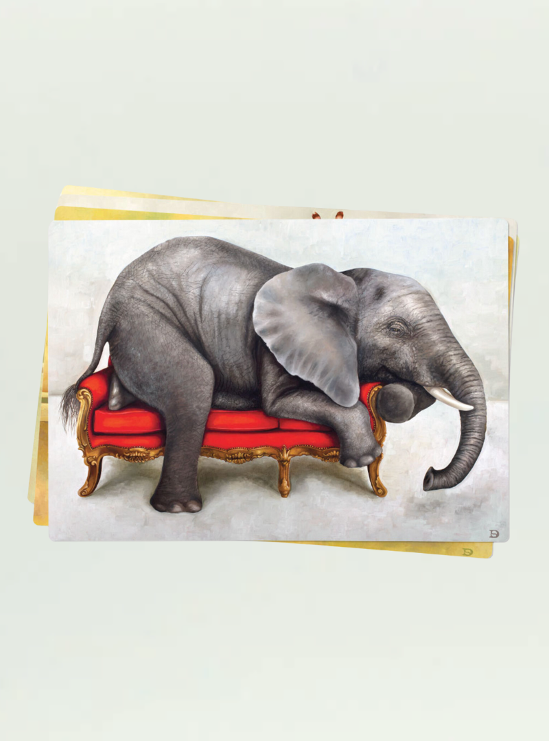 Whimsical Collection Elephant Reusable Placemats - Set of 4