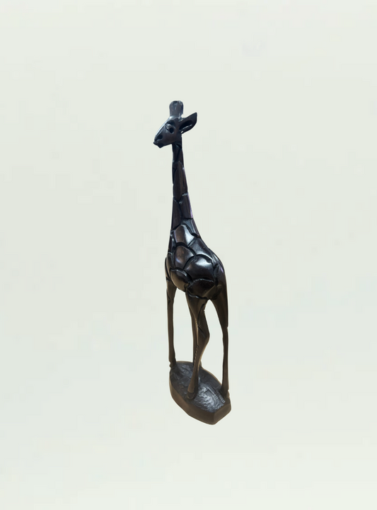 Dark Wooden Giraffe