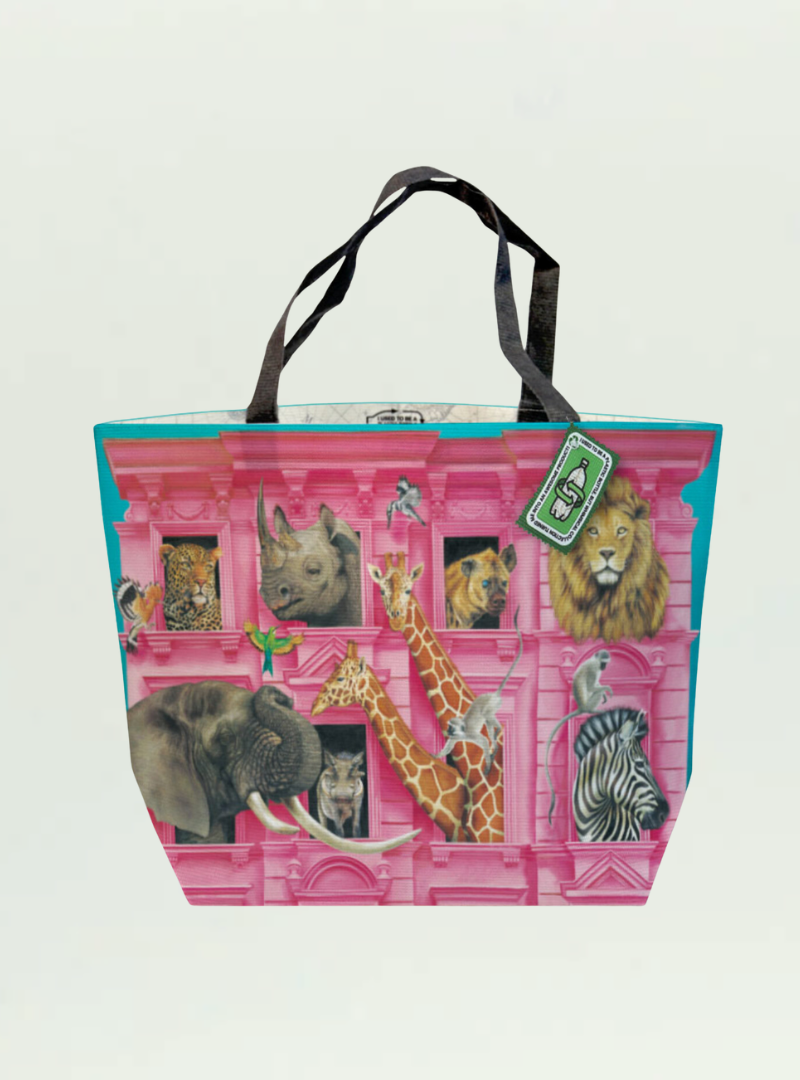 Whimsical Collection Wildlife Hotel Recycled Shopper