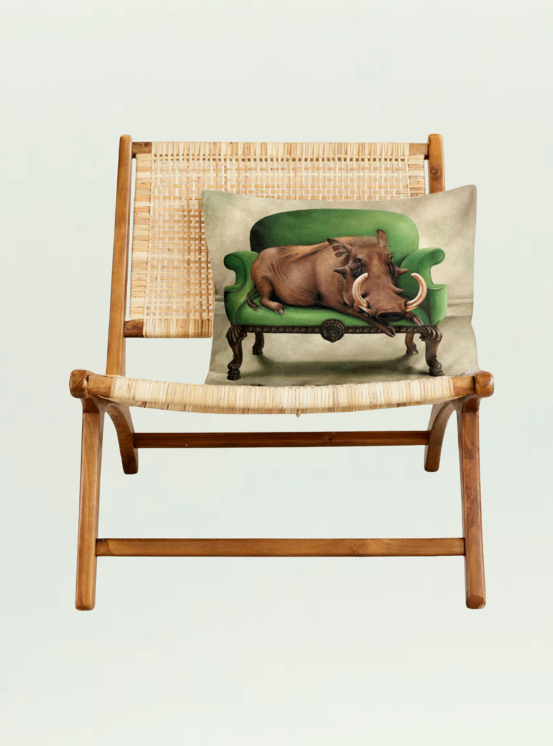 Whimsical Collection Warthog Pillow Cover