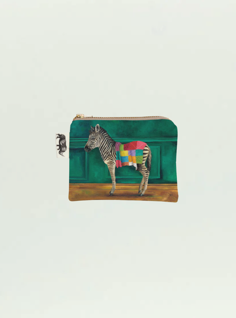 Whimsical Collection Zebra Warrior Coin Purse