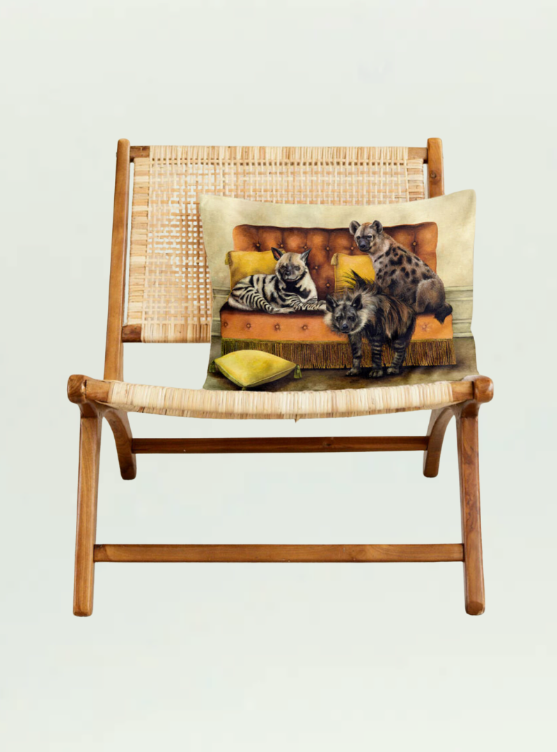 Whimsical Collection Hyena Pillow Cover