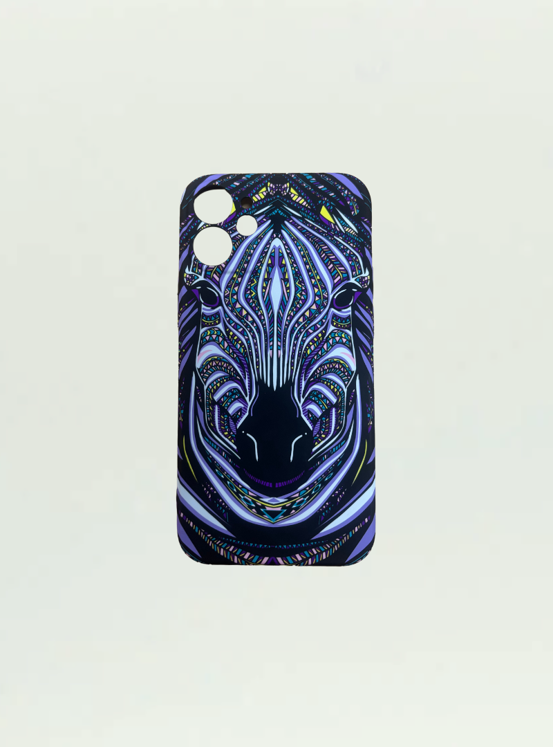 Zebra Glow-In-Dark Phone Cover