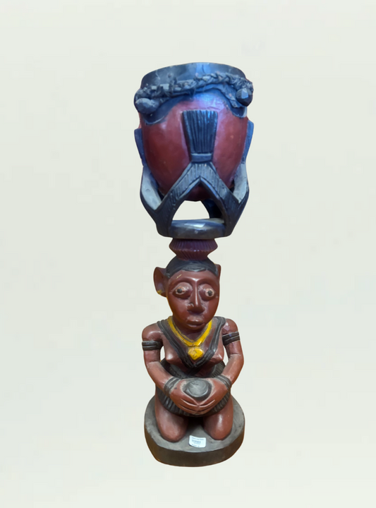 African Figure Drum