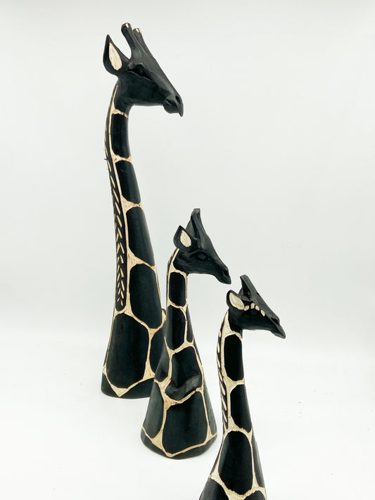 Wooden Giraffe Head