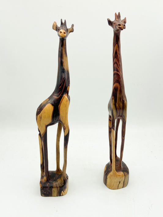 Wooden Teak Giraffe